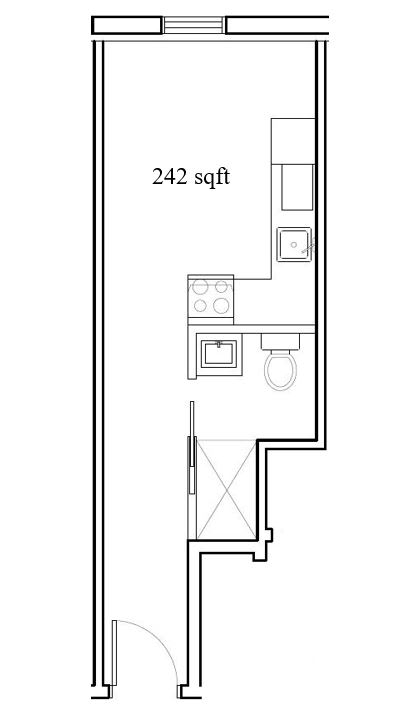 a floor plan of a small house
