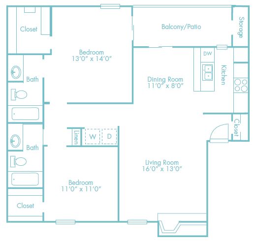 floor plan the commons at churchill apartment homes for rent