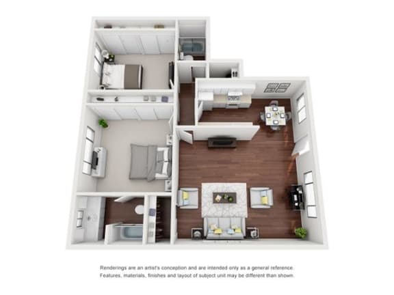 2x2 floorplan