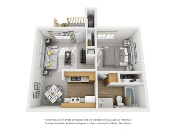 a 3d drawing of a house with a white background