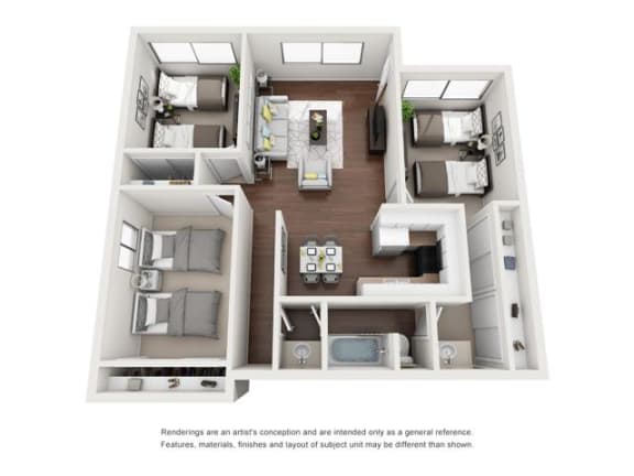 4x2 floorplan