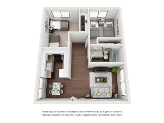 2x1 floorplan