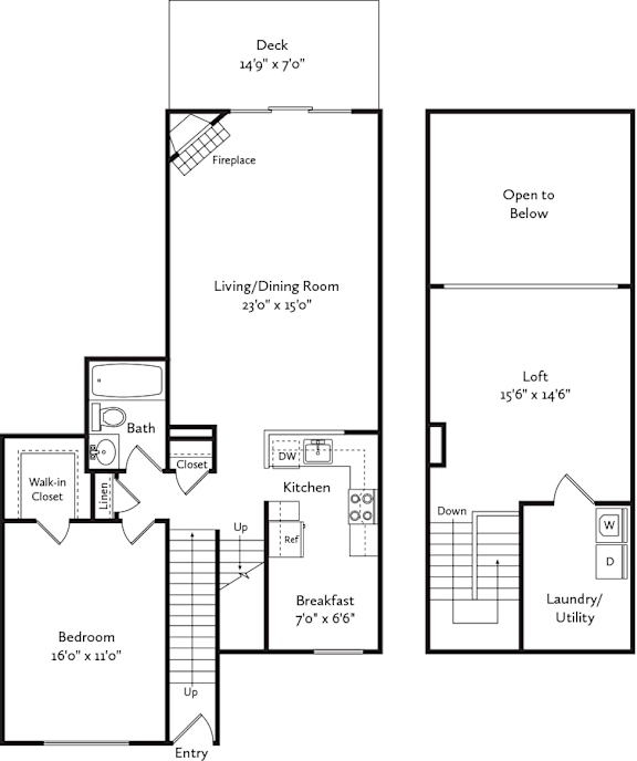 A02l_Chesnut Floorplan at The Henry, Pomona, NY