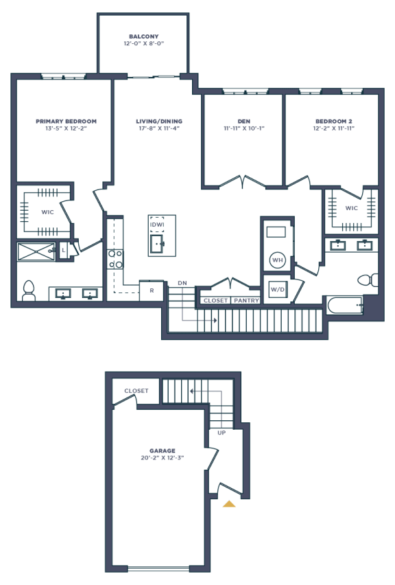 the plan of the first floor of the house