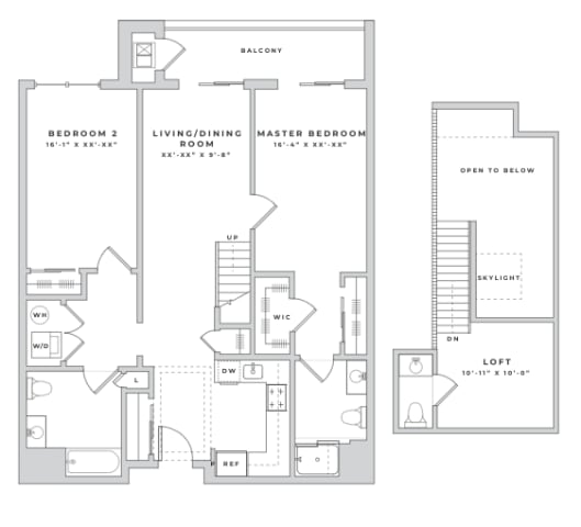 the plan of the three floors of the house