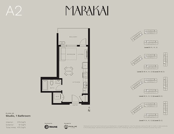 Floor Plan  the floor plan of the apartment