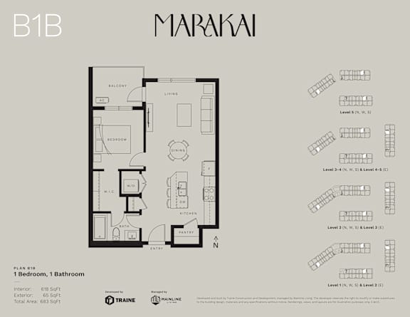 Floor Plan  the floor plan of the apartment