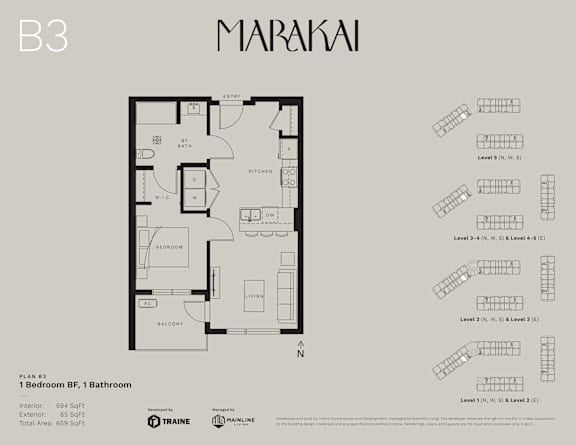 Floor Plan  the floor plan of the apartment