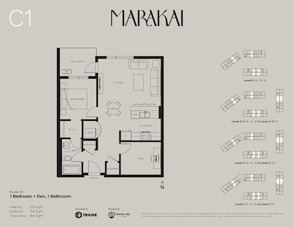 the floor plan of the apartment