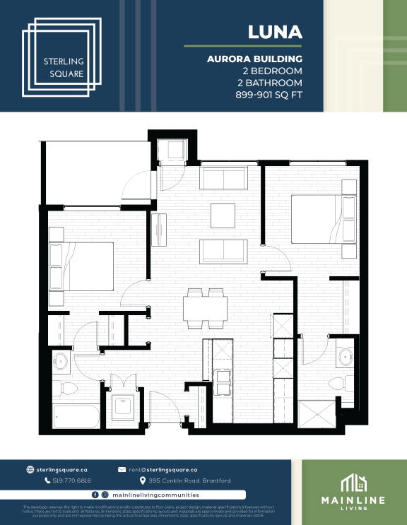 floor plan of the 2nd level floor plan