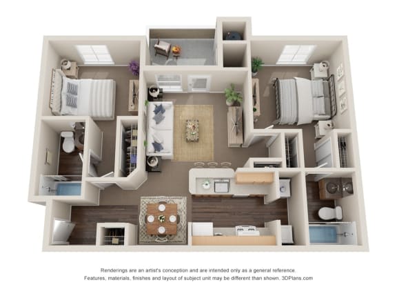 2 bedroom 2 bath at Austin Crest Apartments, Reno, 89523