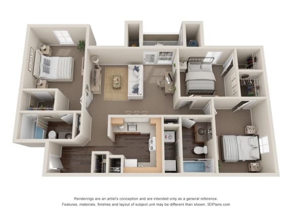 3 bedroom 2 bath at Austin Crest Apartments, Reno, 89523