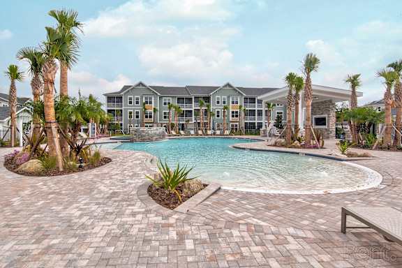 A large swimming pool at Standard441 Luxury Apartments, Lady Lake, FL, 32159