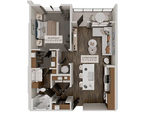 1 bed 1 bath at Stack at Wheat Ridge Apartments, Apartments, Wheat Ridge, CO