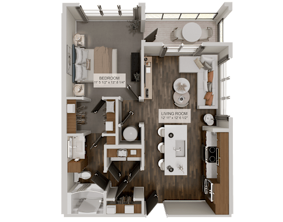 1 bed 1 bath A at Stack at Wheat Ridge Apartments, Wheat Ridge, 80033