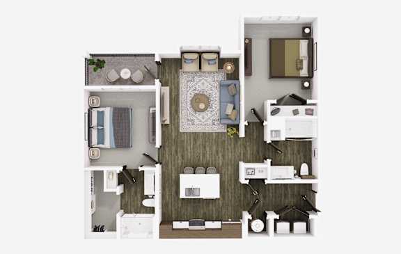 2 bed 2 bath A at The Logan Luxury Apartments, Nampa, ID
