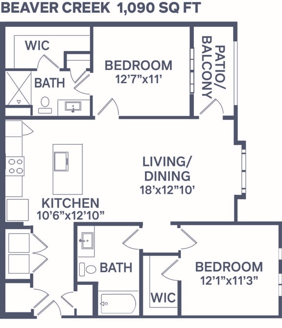 B1A Beaver Creek Floor Plan  at Notch66, Longmont