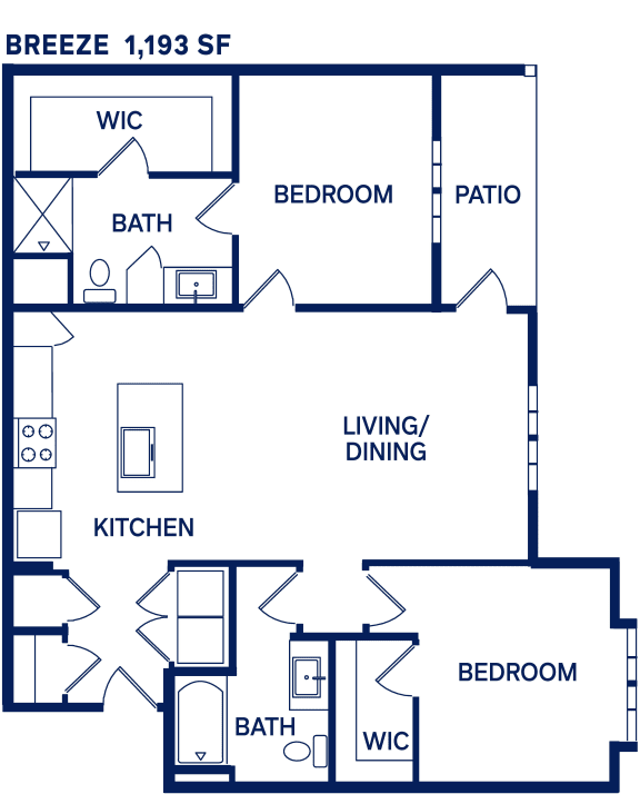 B2 Breeze Floor Plan at Drift, Daytona Beach, FL, 32117