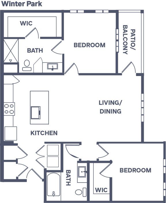 Floor Plan  B2 Floor Plan at Notch66, Longmont, 80504