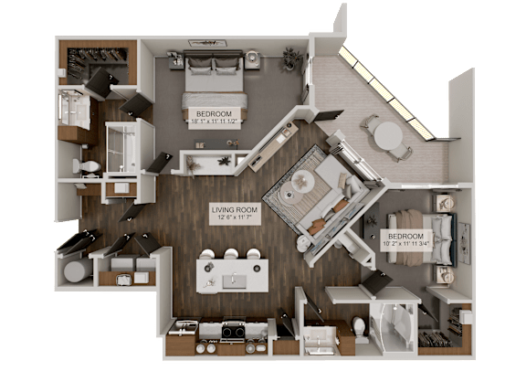 2 bed 2 bath C at Stack at Wheat Ridge Apartments, Apartments, Wheat Ridge, CO