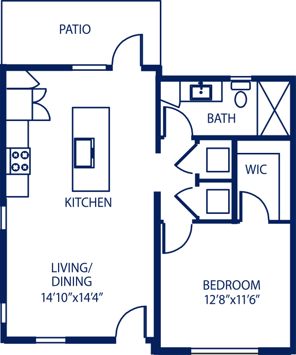 1A Floor Plan at The Boardwalk at Tradition, Port St Lucie, FL, 34987