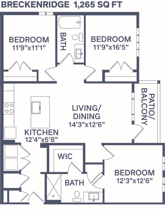 C1 Breckenridge Floor Plan  at Notch66, Longmont, CO