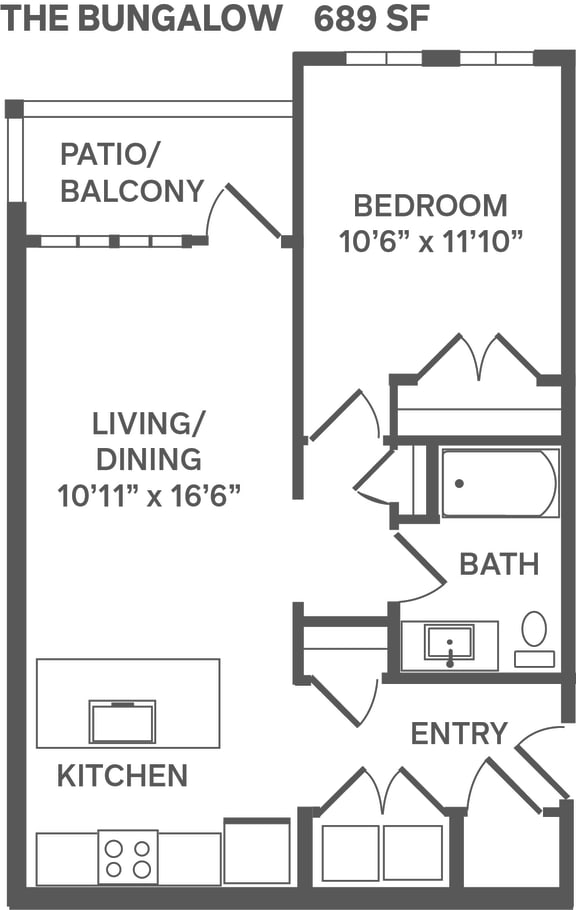 Alta25 BUNGALOW Floorplan at The Garrison, Colorado, 80817