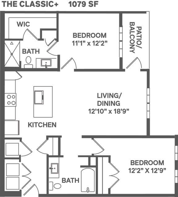 CLASSIC PLUS Floorplan at The Garrison, Colorado, 80817