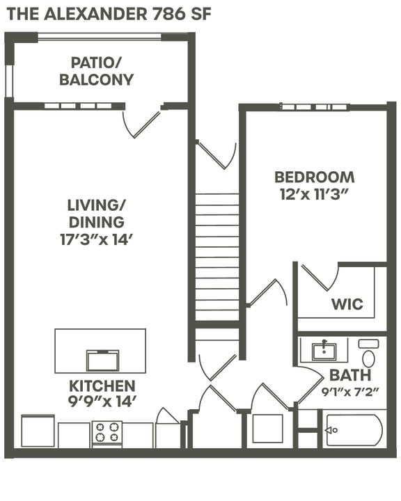 Alexander Floor Plan at Palm Grove, Ellenton