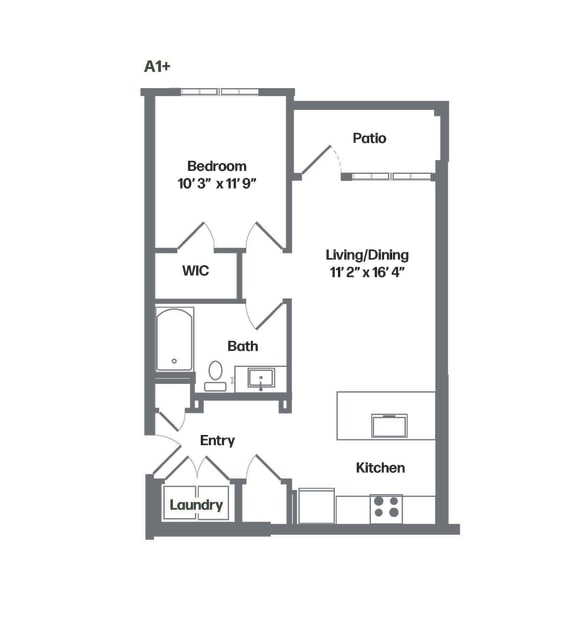 Floor Plan  A1PLUS Floor Plan at Watermark at Urban Blu, Panama City Beach, FL, 32407