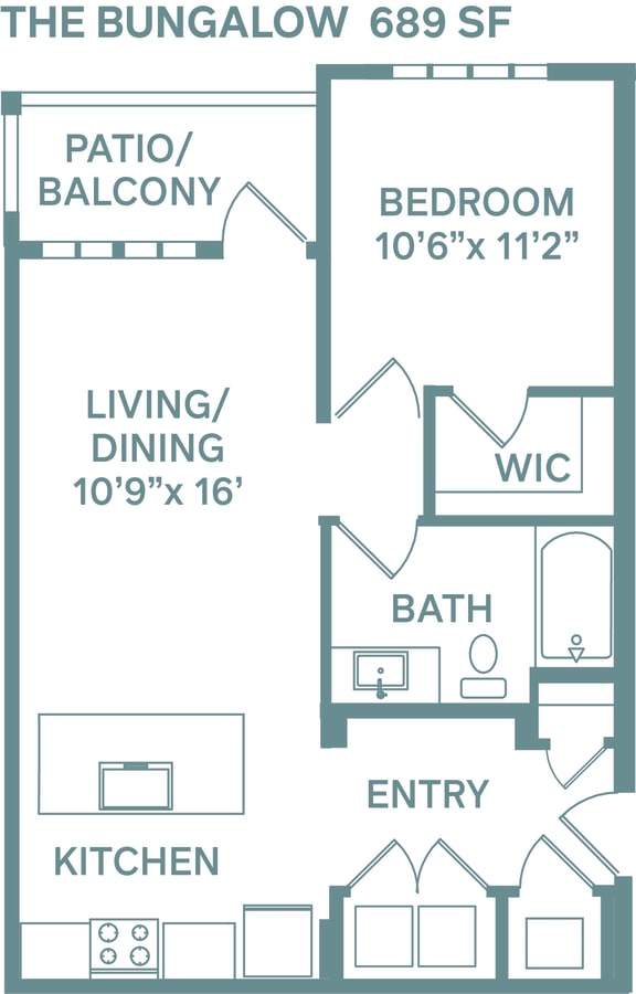 The Bungalow Floor Plan at The Quarry, Fort Collins, CO