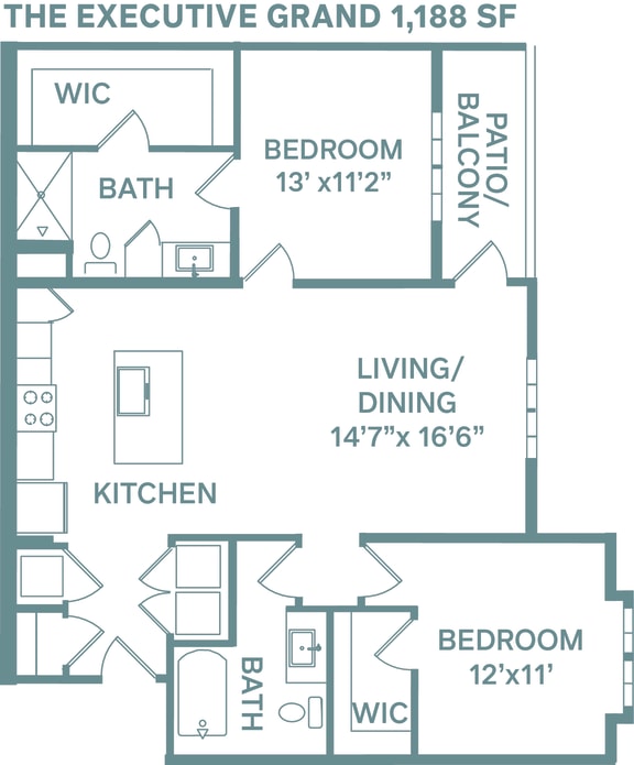 The Executive Grand Floorplan at The Quarry, Fort Collins