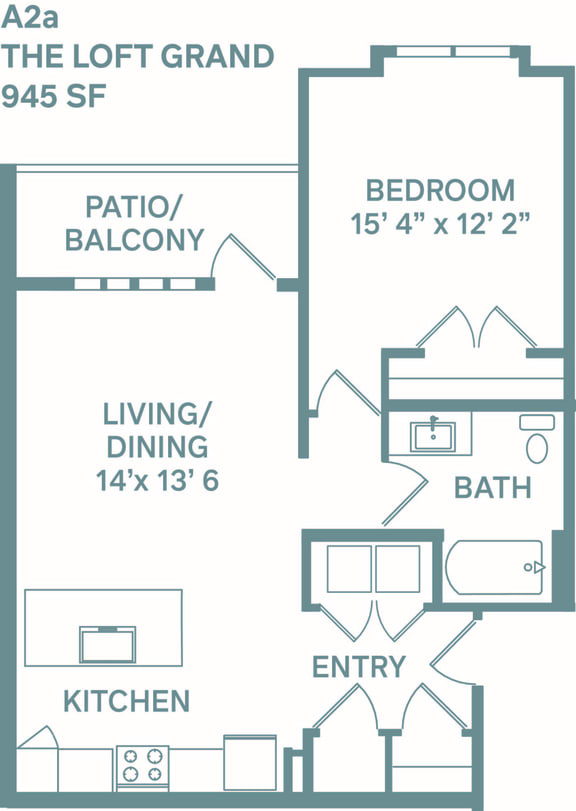 The Loft Grand Floor plan  at The Quarry, Fort Collins