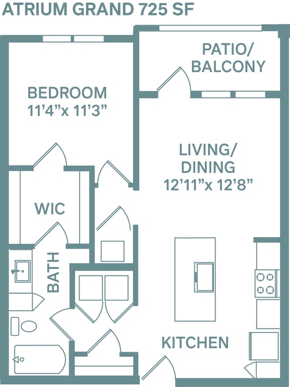 Atrium Grand Floor Plan at The Quarry, Fort Collins