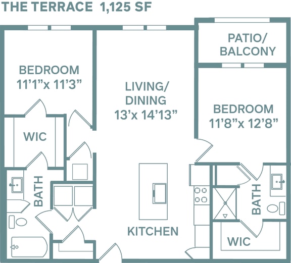 The Terrace Floor Plan at The Quarry, Colorado, 80526