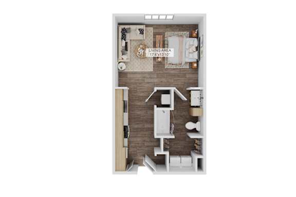 Floor Plan  The Aviator S1 Floorplan at The Stadler Luxury Apartments, Bradenton, FL 34210