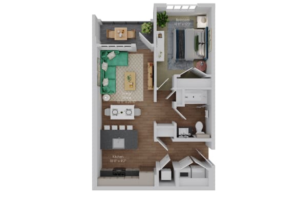Floor Plan  The Bungalow (Classic A1) Floor Plan at Stella, San Tan Valley, AZ 85143