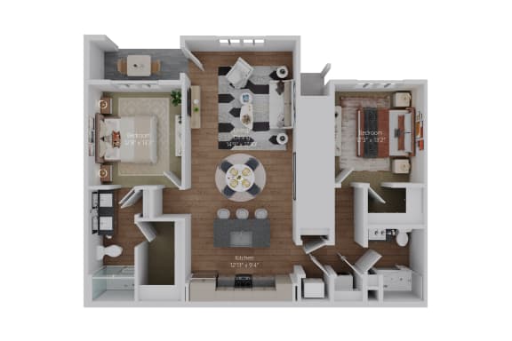 Floor Plan  The Oasis (Select B1L) Floor Plan at Stella, San Tan Valley, AZ 85143