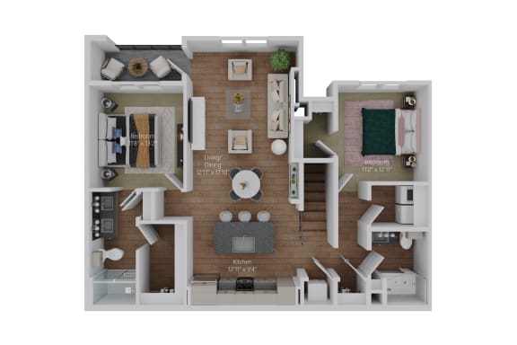 Floor Plan  The Oasis Upper (Select B1U) Floor Plan at Stella, San Tan Valley, AZ 85143