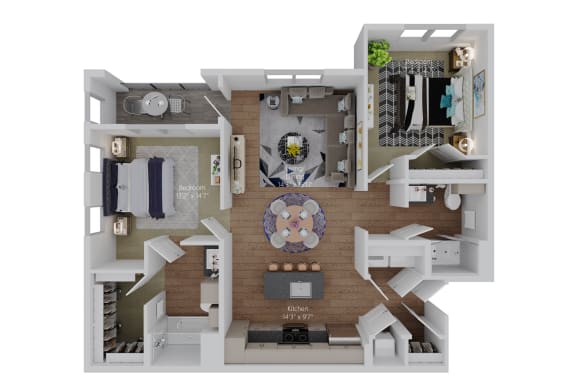 Floor Plan  The Executive &#x2B; (Classic B2&#x2B;) Floor Plan at Stella, San Tan Valley, AZ 85143