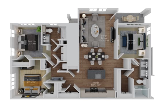 The Flat (Select C1L) Floor Plan at Stella, San Tan Valley, AZ 85143