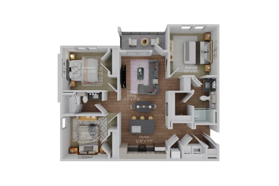 Floor Plan  The Suite (Classic C1) Floor Plan at Stella, San Tan Valley, AZ 85143