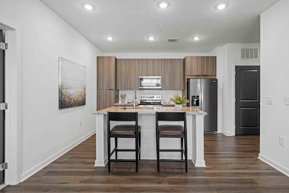 Efficient Appliances In Kitchen at Terrassa Luxury Apartments, St. Augustine, Florida