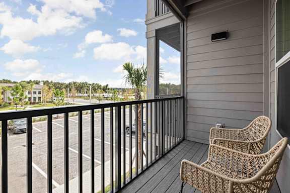 Private Balcony And Patio at Terrassa Luxury Apartments, St. Augustine, Florida