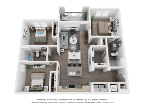 C1 Floor Plan C1 Floor Plan at The Maddox, Buckeye Arizona