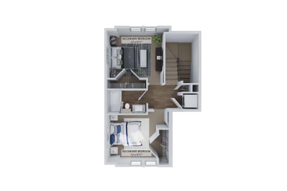 1 bed 1 bath A at The Hadley Luxury Apartments, Florida
