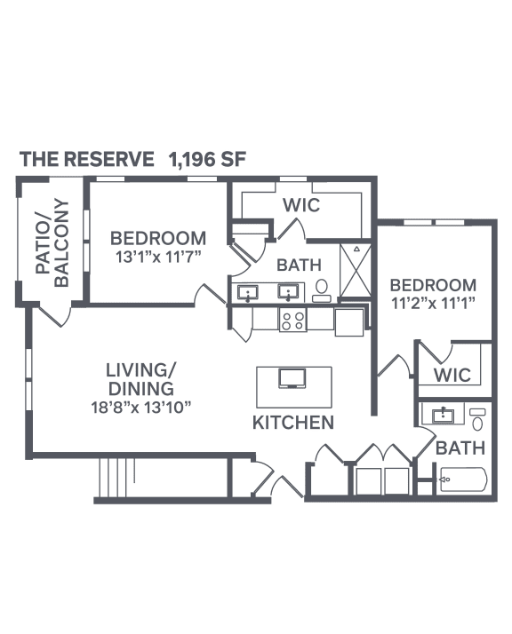 Floor Plan  The Reserve Floor Plan at The BLVD at Wilson Crossings, Wyoming Michigan