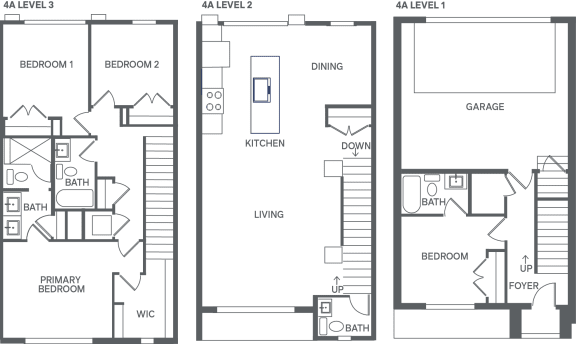 4A Floor Plan at Citadel at Castle Pines, Castle Pines, Colorado