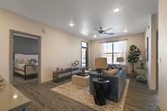 Living room at Upland Flats, Colorado, 80922