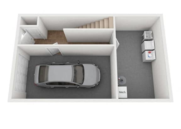 Two Bedroom Luxury Townhome with Garage at Holiday Park Apartments, Pittsburgh, 15239